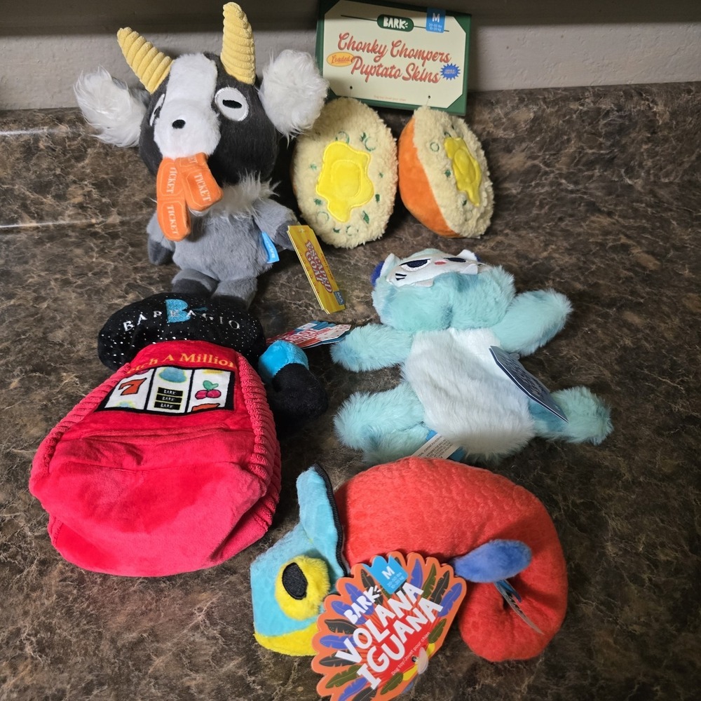 Bark Dog‎ Toys Medium Lot Of 5